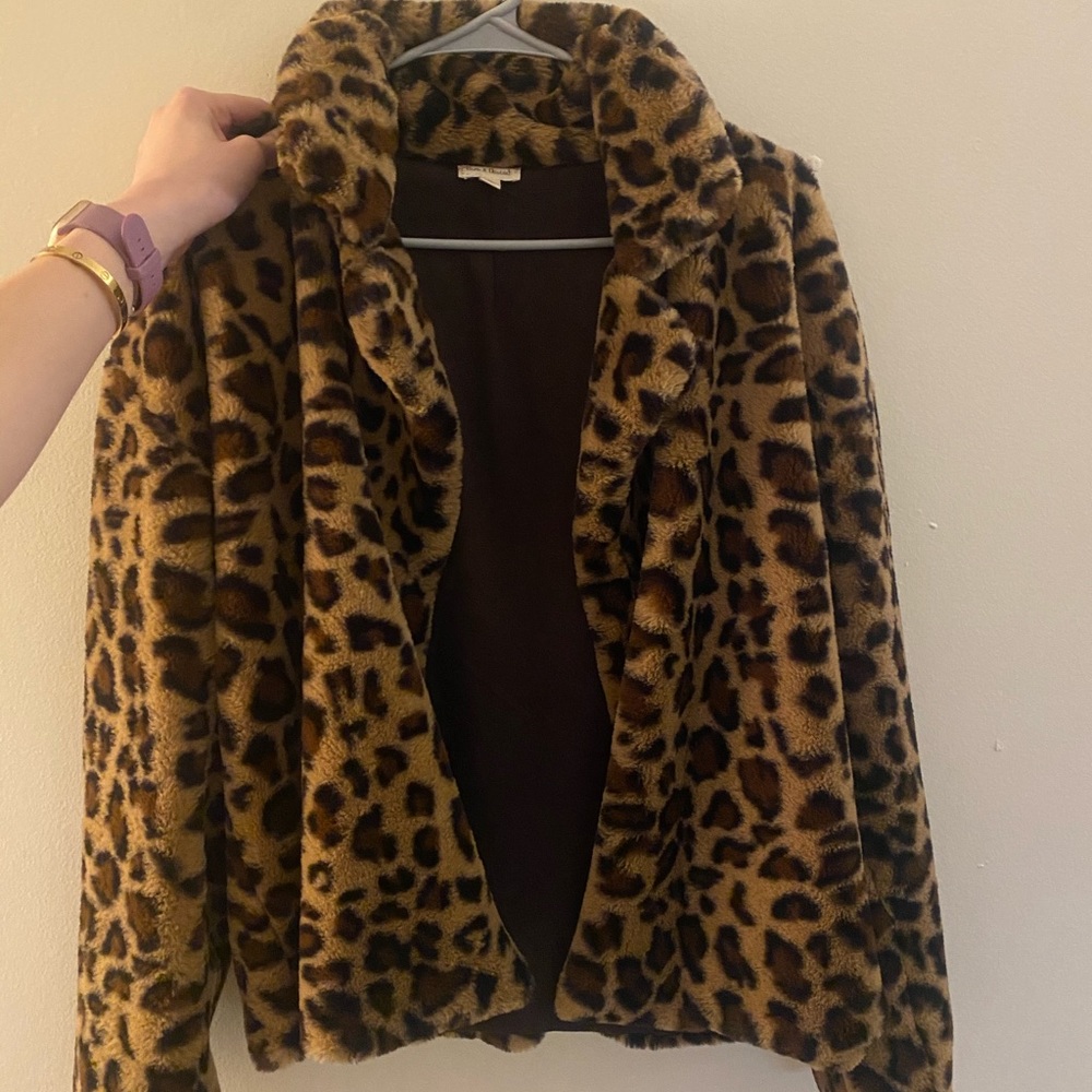 Faux Cheetah Jacket